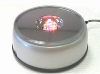 Base luminosa B001, 7 color rotante alim. 220 volt D.100 H45, con superficie specchiata